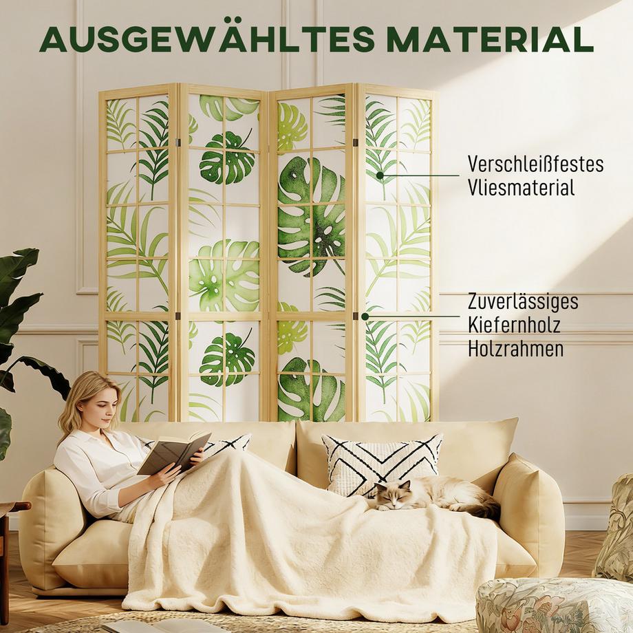 HOMCOM Écran pliant  