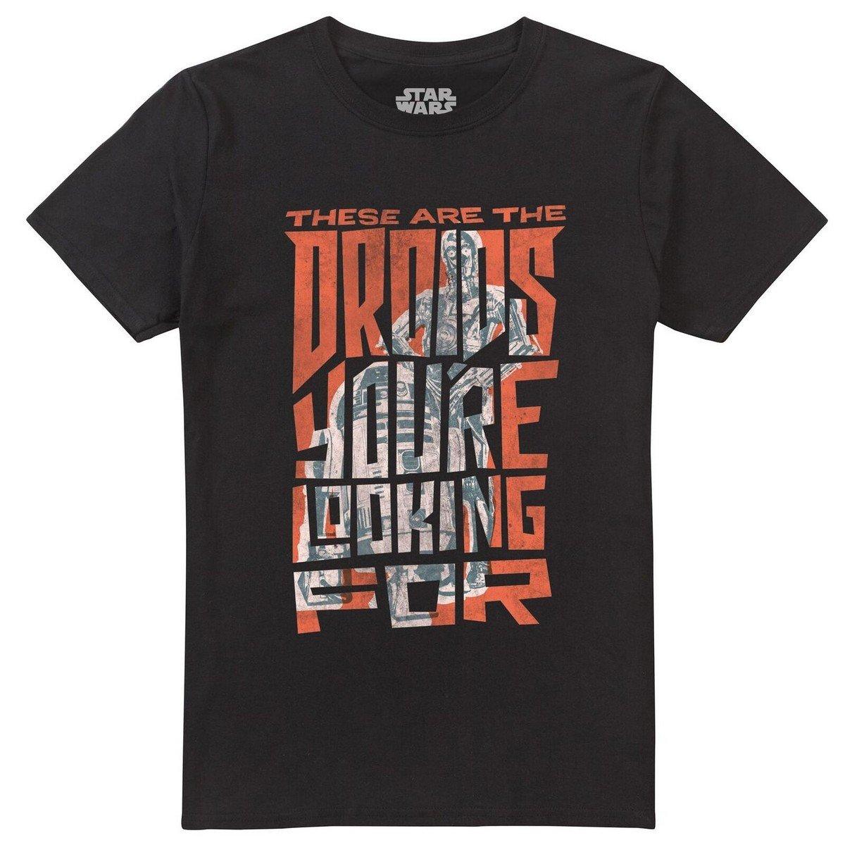 Image of These Are The Droids Tshirt Herren Schwarz L
