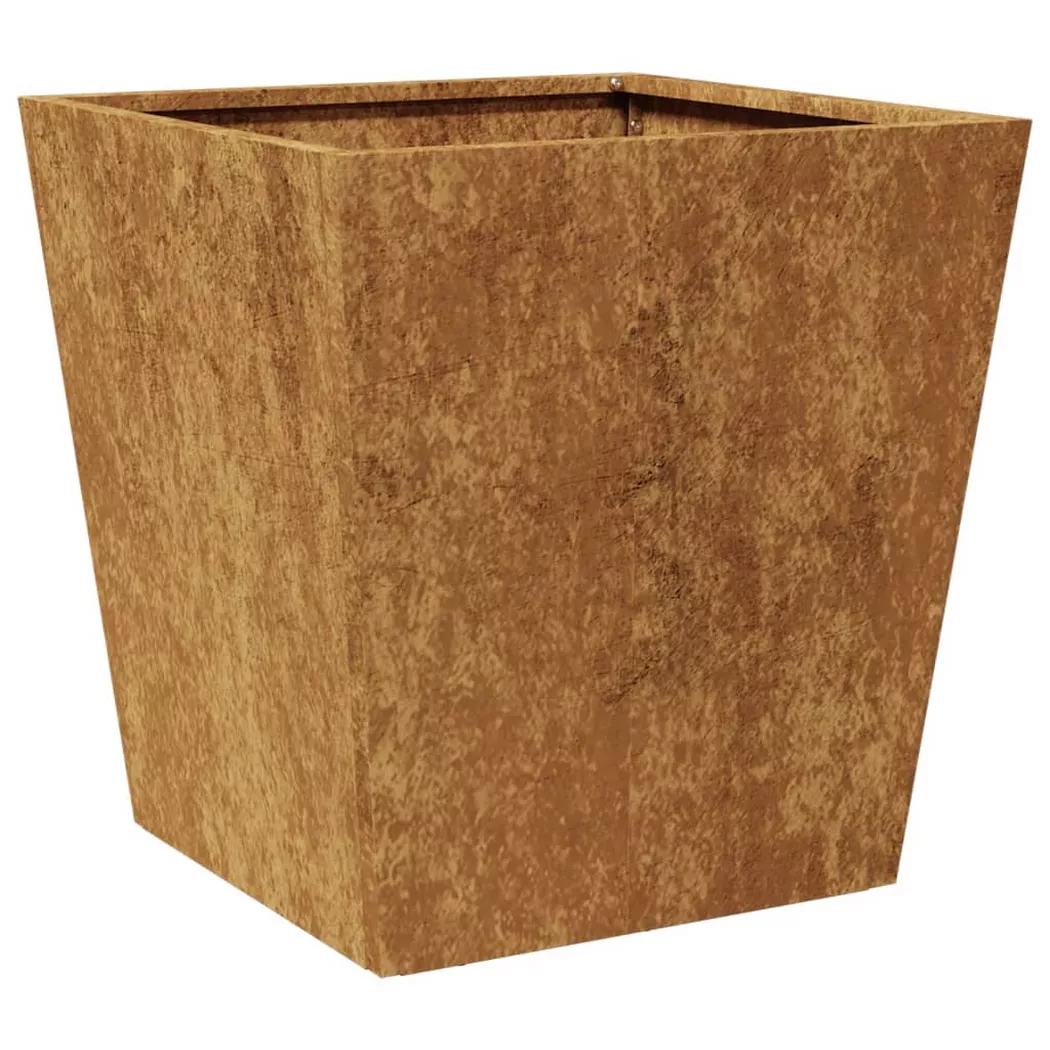 VidaXL - Jardinière acier, One Size, Brun