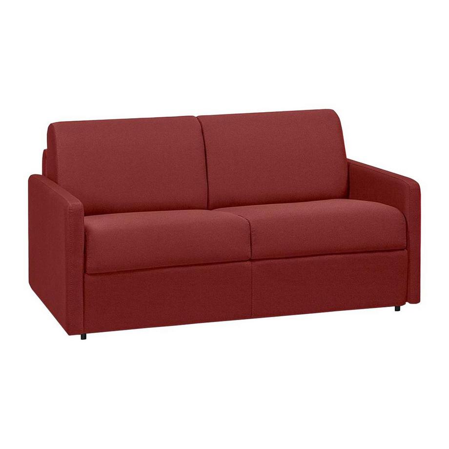 Vente-unique Schlafsofa 2Sitzer Stoff Liegefläche Matratzen CALIFE  