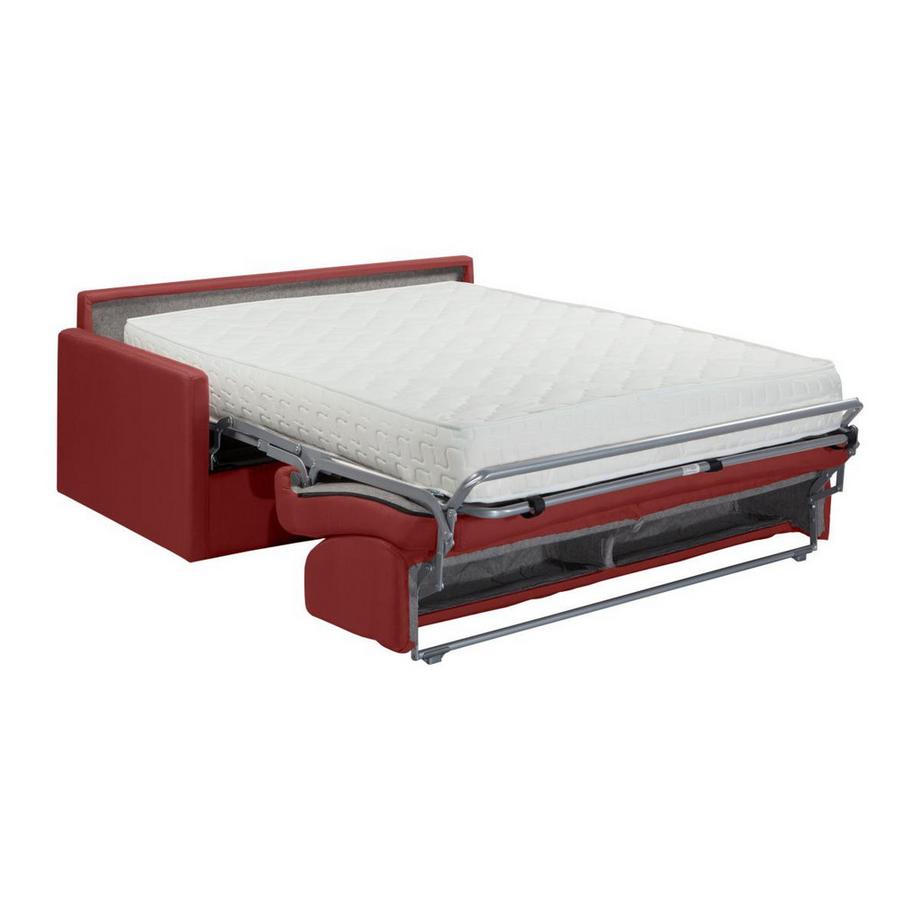 Vente-unique Schlafsofa 2Sitzer Stoff Liegefläche Matratzen CALIFE  