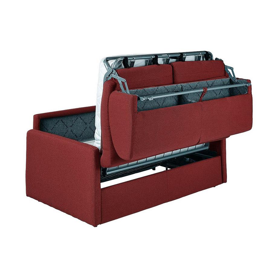 Vente-unique Schlafsofa 2Sitzer Stoff Liegefläche Matratzen CALIFE  