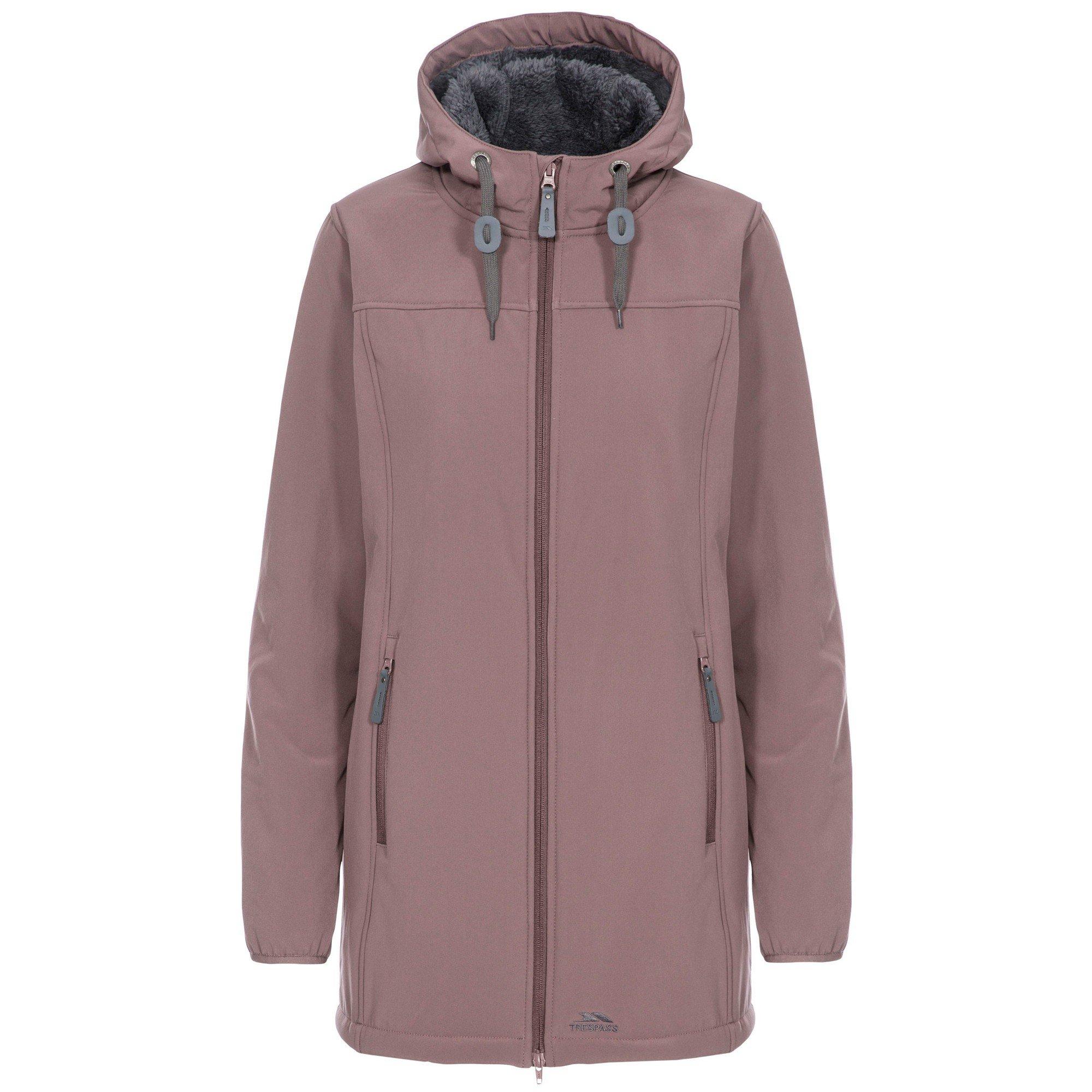 Image of Jacke Kristen, Mit Kapuze, Wasserdicht, Längere Länge Damen Dusty Rose XXS