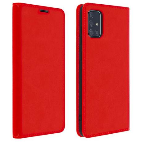 Avizar  Etui Samsung Galaxy A51 Cuir Rouge 