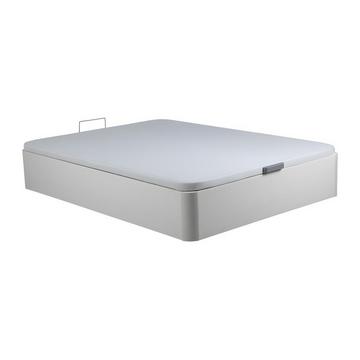 Rete letto contenitore in similpelle Bianco opaco ONIRY di DREAMEA Play