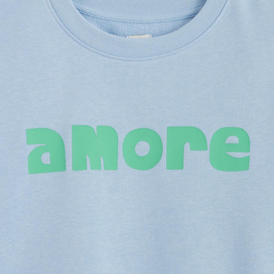 La Redoute Collections  Sweatshirt mit Rundhalsausschnitt aus Molton 