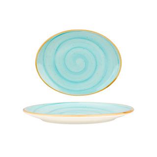 Bonna  Assiette de service - Aqua -  Porcelaine - lot de 2 