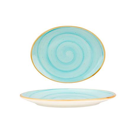 Bonna  Assiette de service - Aqua -  Porcelaine - lot de 2 