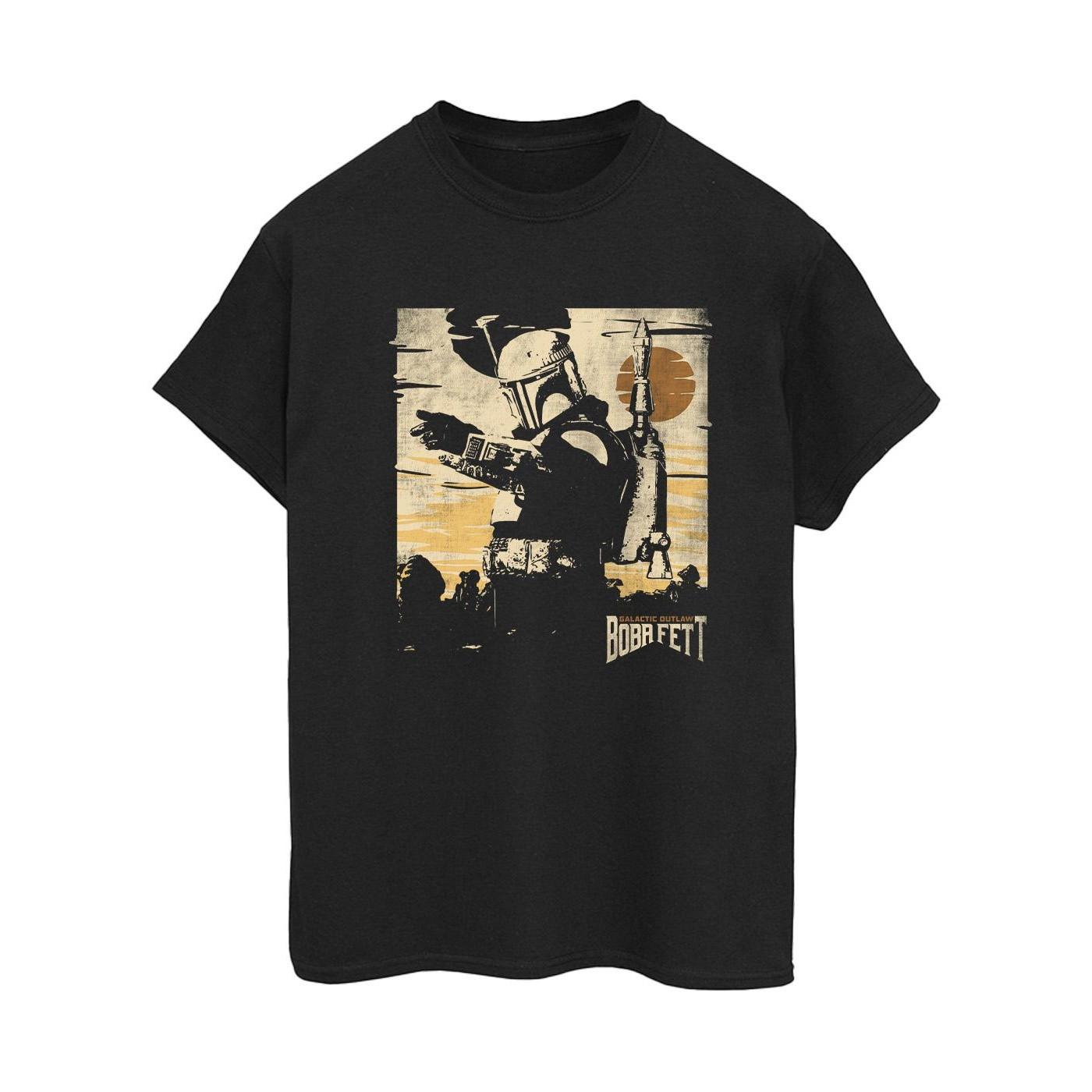 Image of The Book Of Boba Fett Points Tshirt Damen Schwarz L