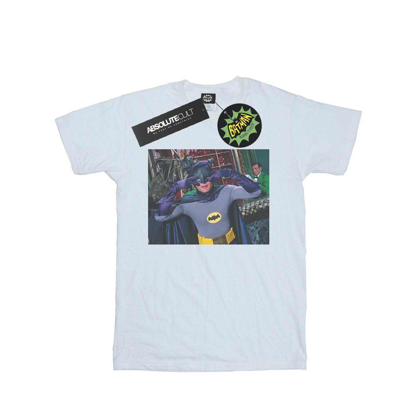 Image of Batman Tv Series Batdance Photo Tshirt Herren Weiss L
