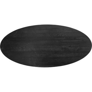 mutoni Plateau de table Watson chêne noir ovale 235x110  