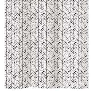 diaqua Duschvorhang Textil Chevron  