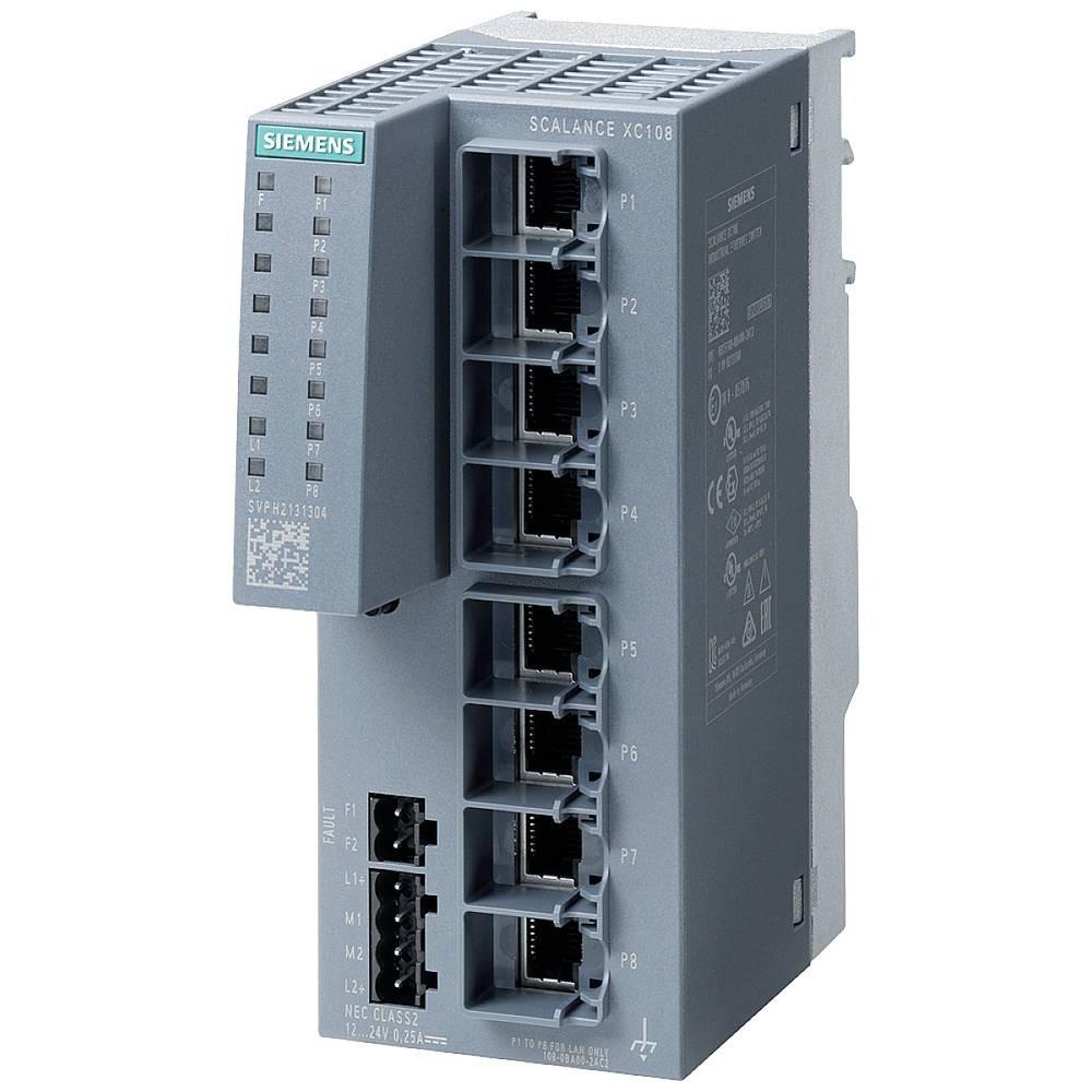 Siemens  SCALANCE XC108, unmanaged switch, 8x RJ45 