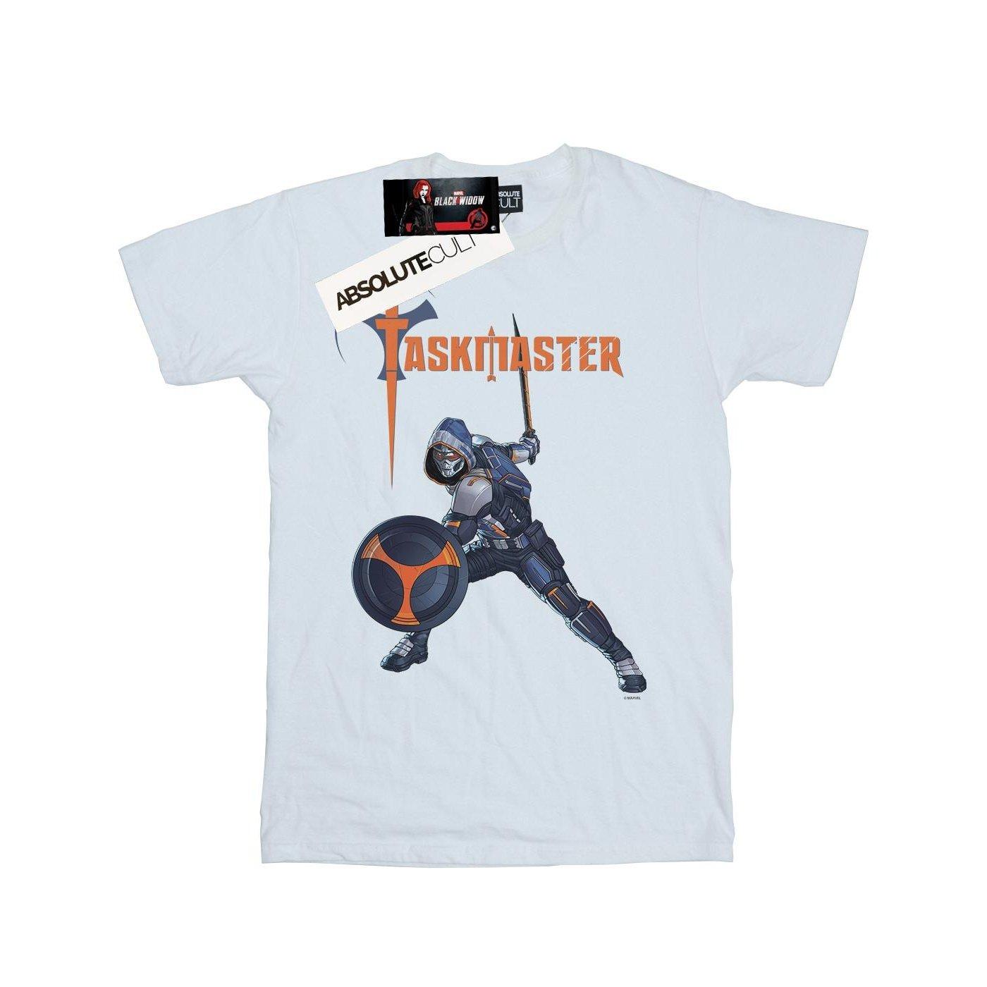 Image of Black Widow Movie Taskmaster Pose Tshirt Herren Weiss 5XL