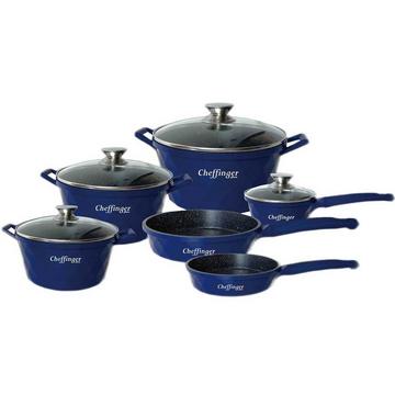 Set di casseruole da 10 pezzi - blu