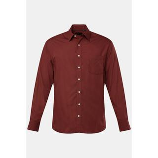 JP1880  Camicia dalla vestibilità moderna in viscosa con maniche lunghe e colletto ad apertura inglese rosato 