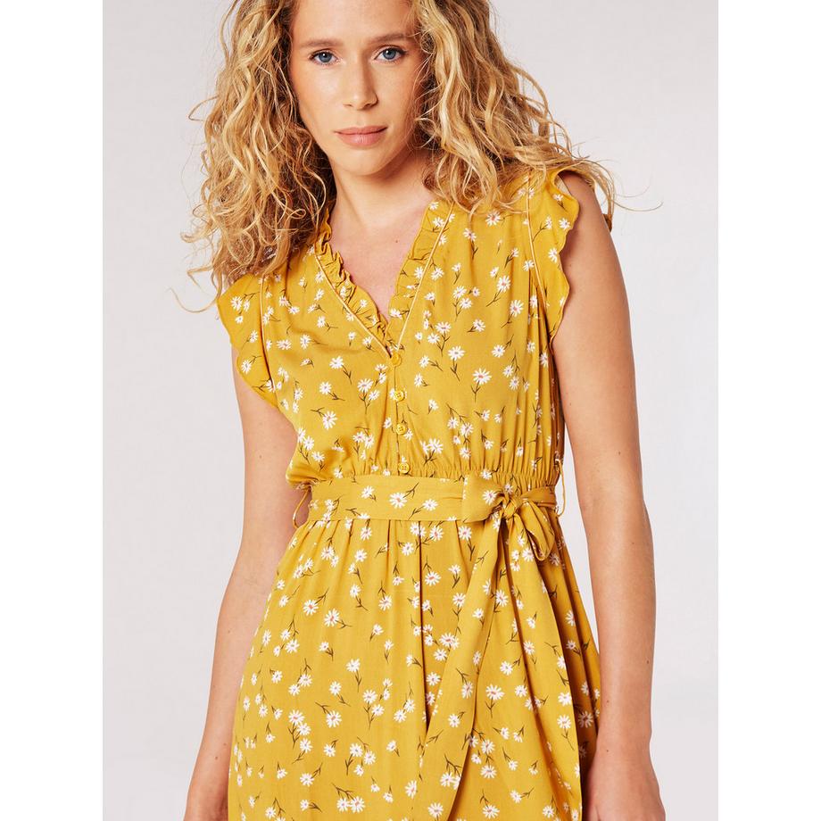 APRICOT Gänseblümchen Print Minikleid  