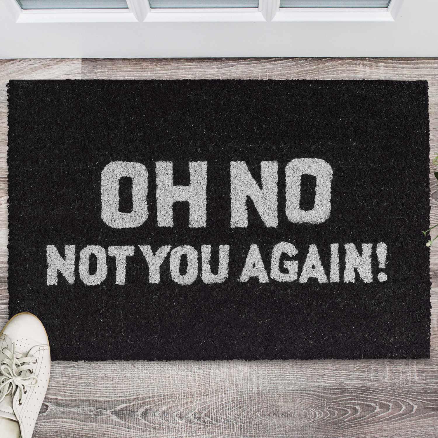 B2X Fußmatte aus Kokosfaser "Oh No ..."  