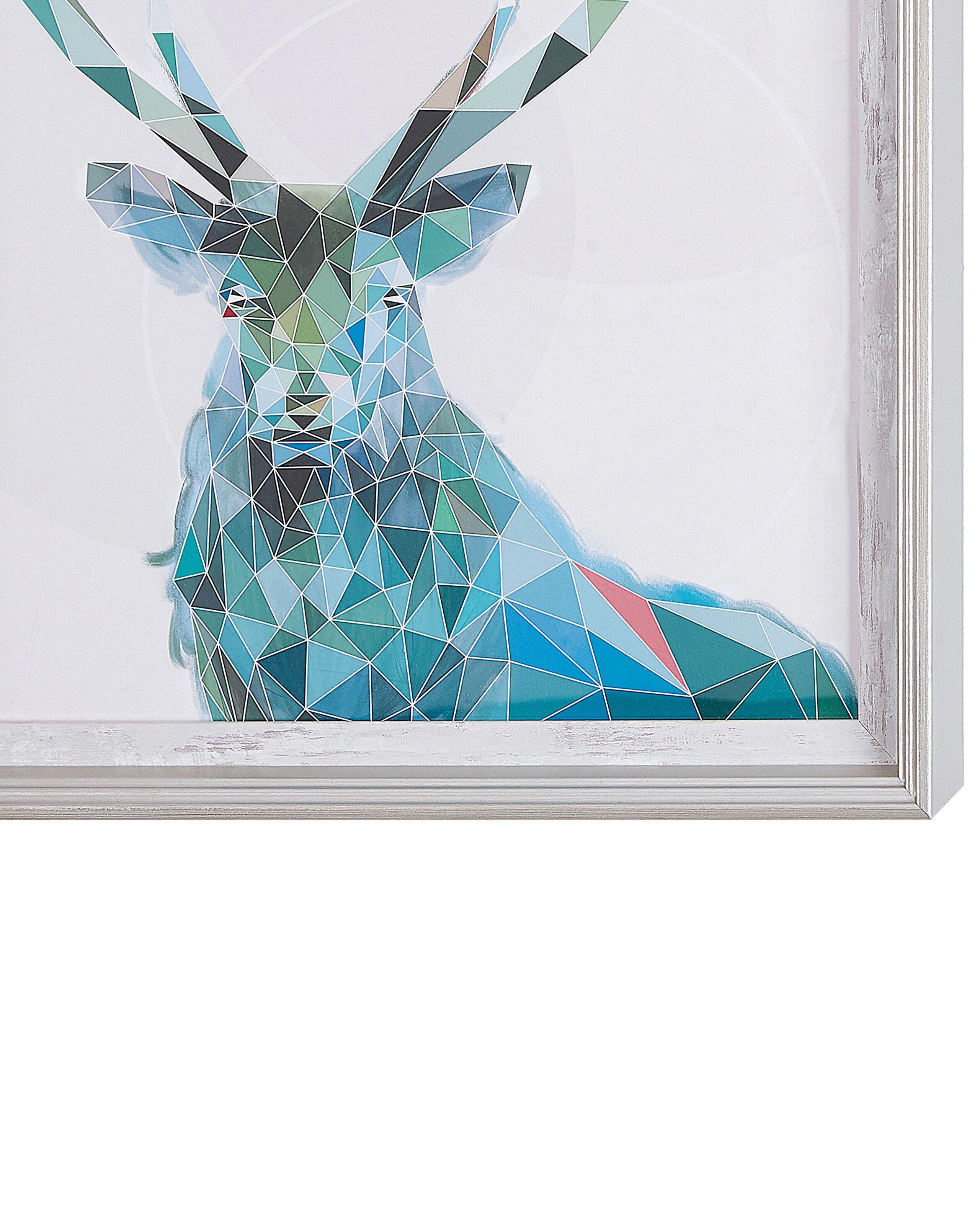 Beliani Imprimé mural encadré en Papier Moderne KAYES  