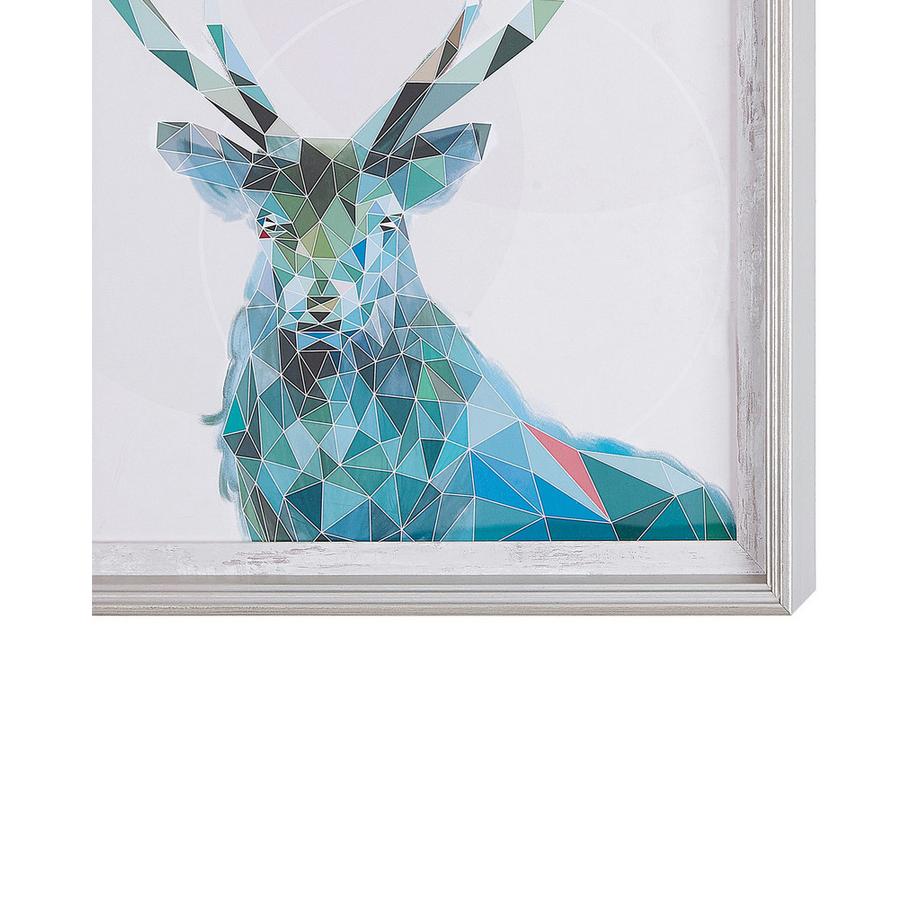 Beliani Wandbild mit Rahmen aus Papier Modern KAYES  