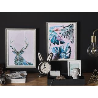 Beliani Imprimé mural encadré en Papier Moderne KAYES  