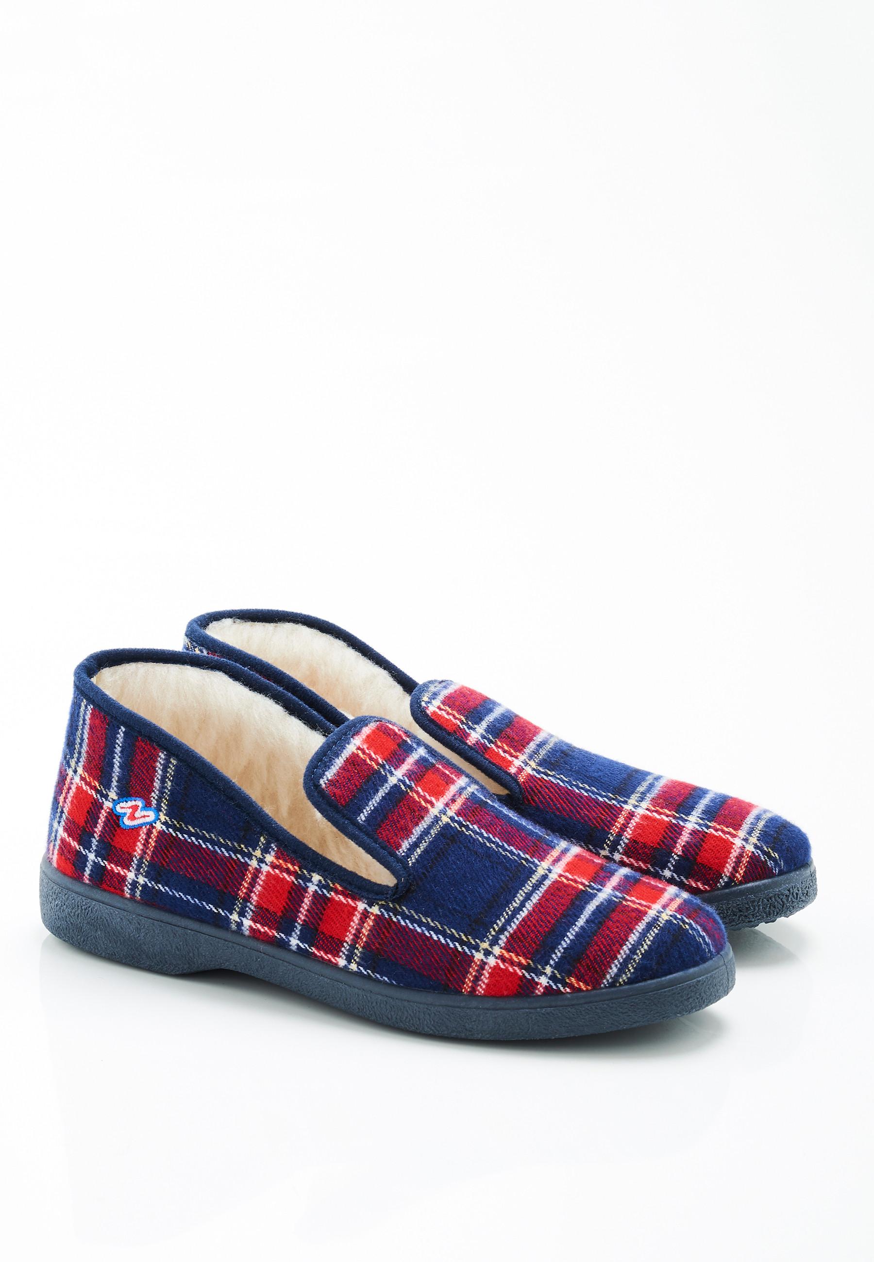 Image of Gefütterte Hausschuhe Mit Thermolactylfaser. Herren Multicolor 44