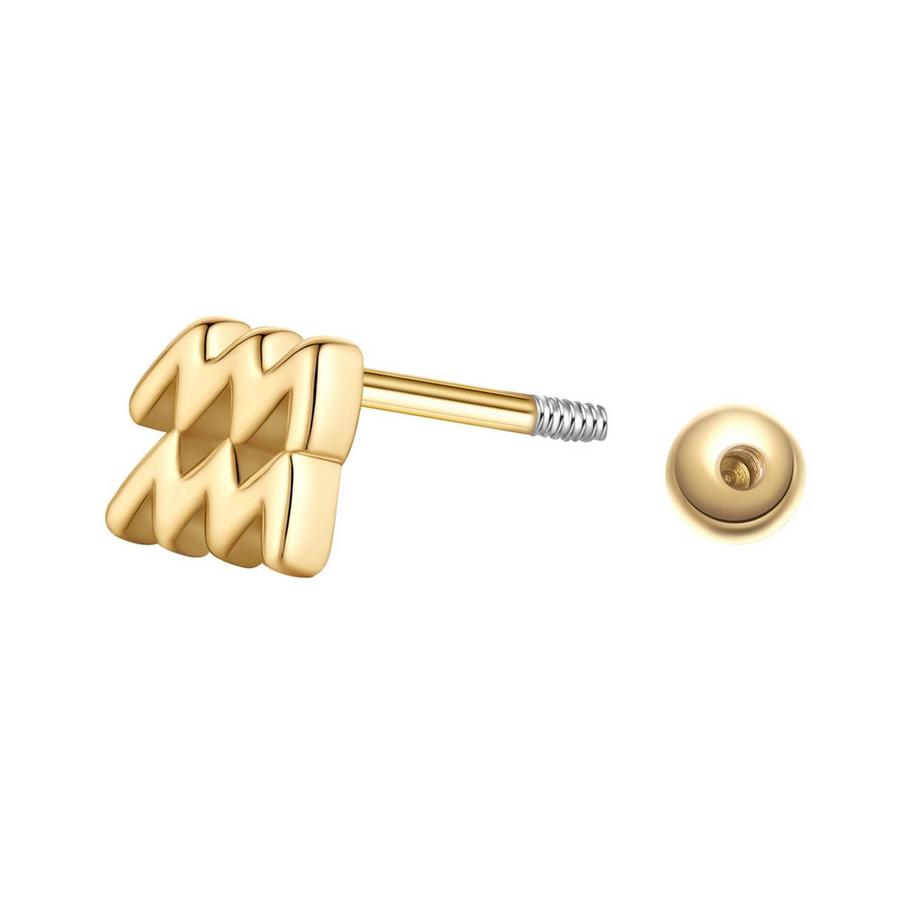 Glanzstücke München  Piercing Sterling Silber gelbgold 