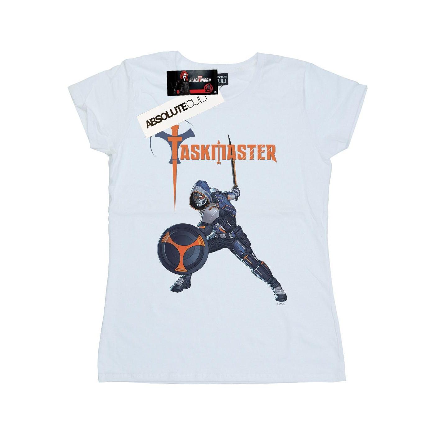 Image of Black Widow Movie Taskmaster Pose Tshirt Damen Weiss S