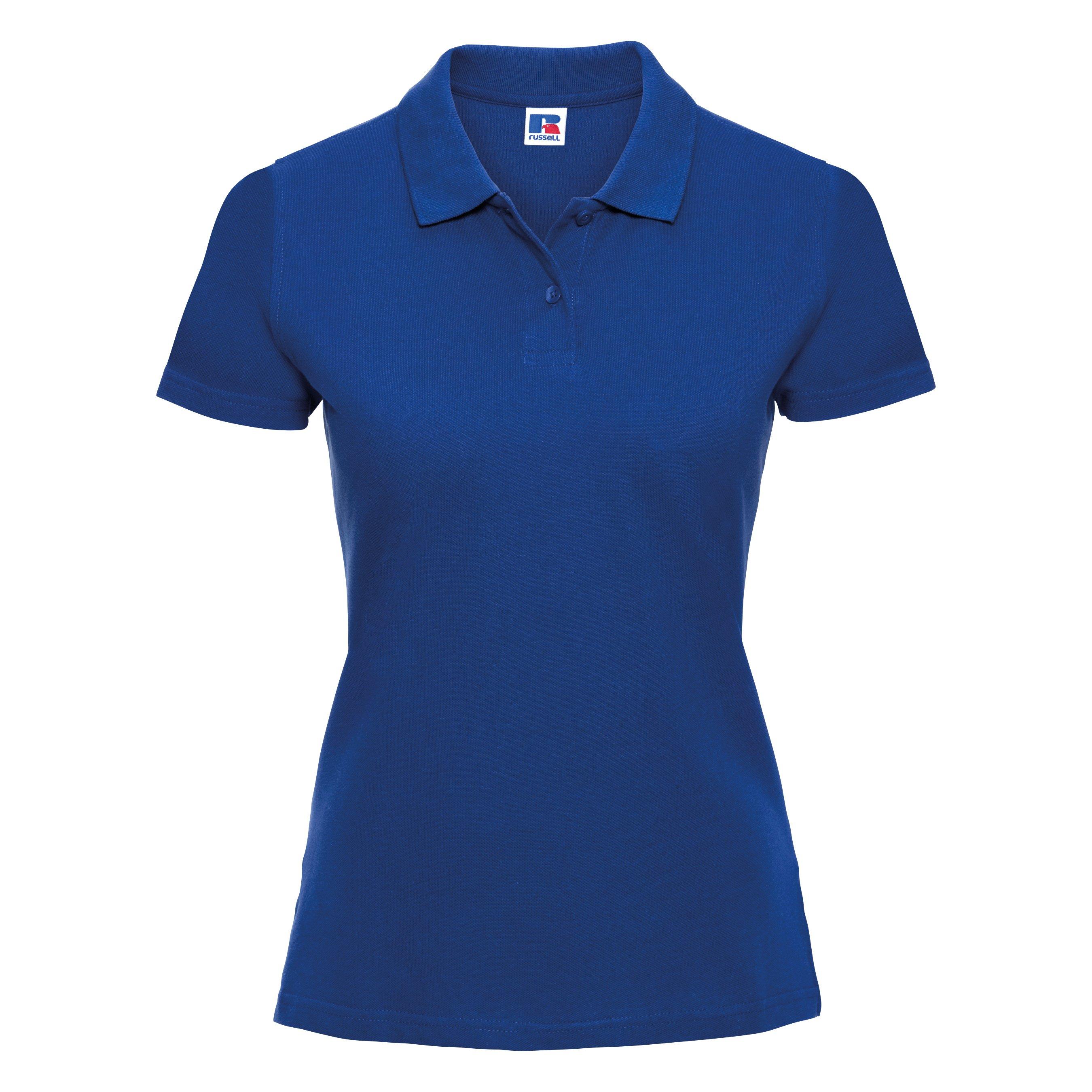 Image of Polo Shirt Europe Klassik Kurzarm Damen Königsblau S