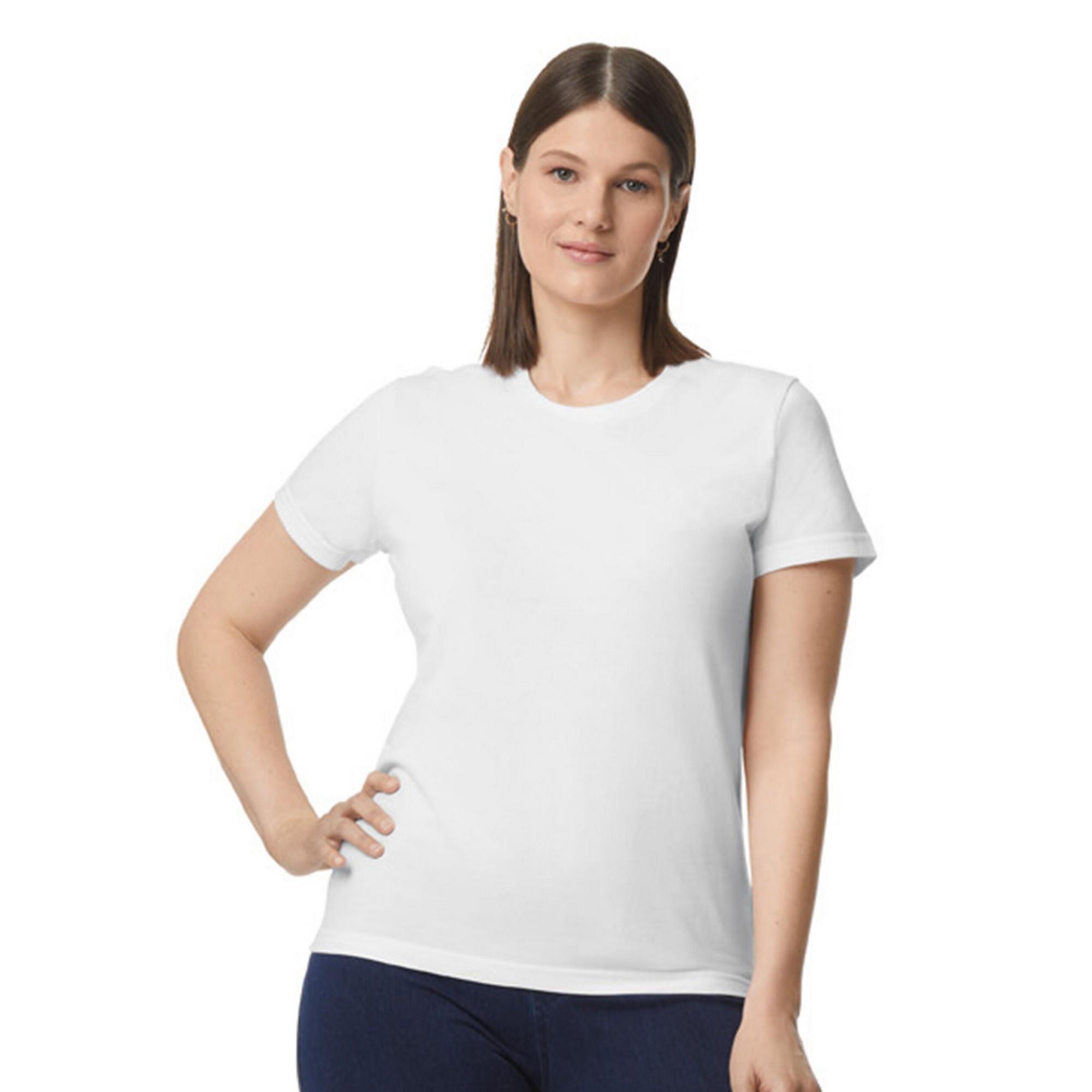 Image of Softstyle Tshirt Damen Weiss XL