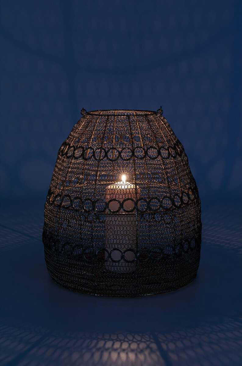 KARE Design Lanterne Hayat Cone Brass 37  