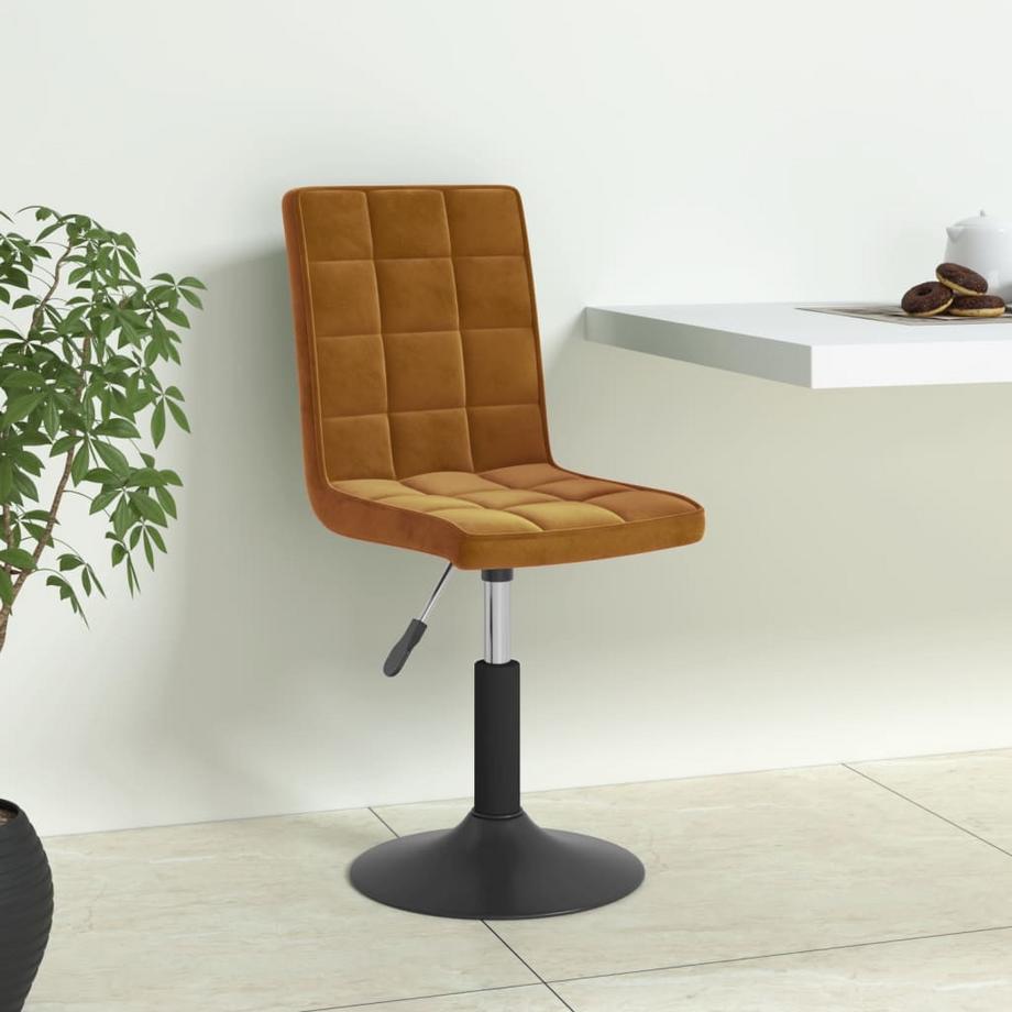 VidaXL Chaise de salle à manger velours  