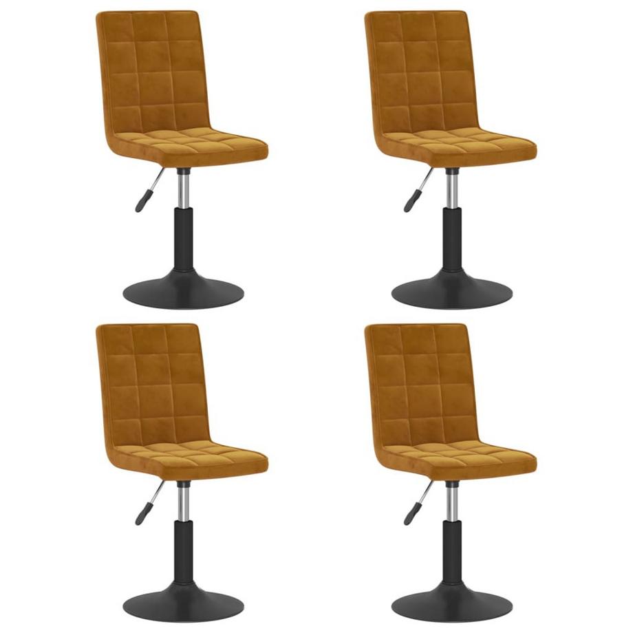Chaise de salle à manger velours