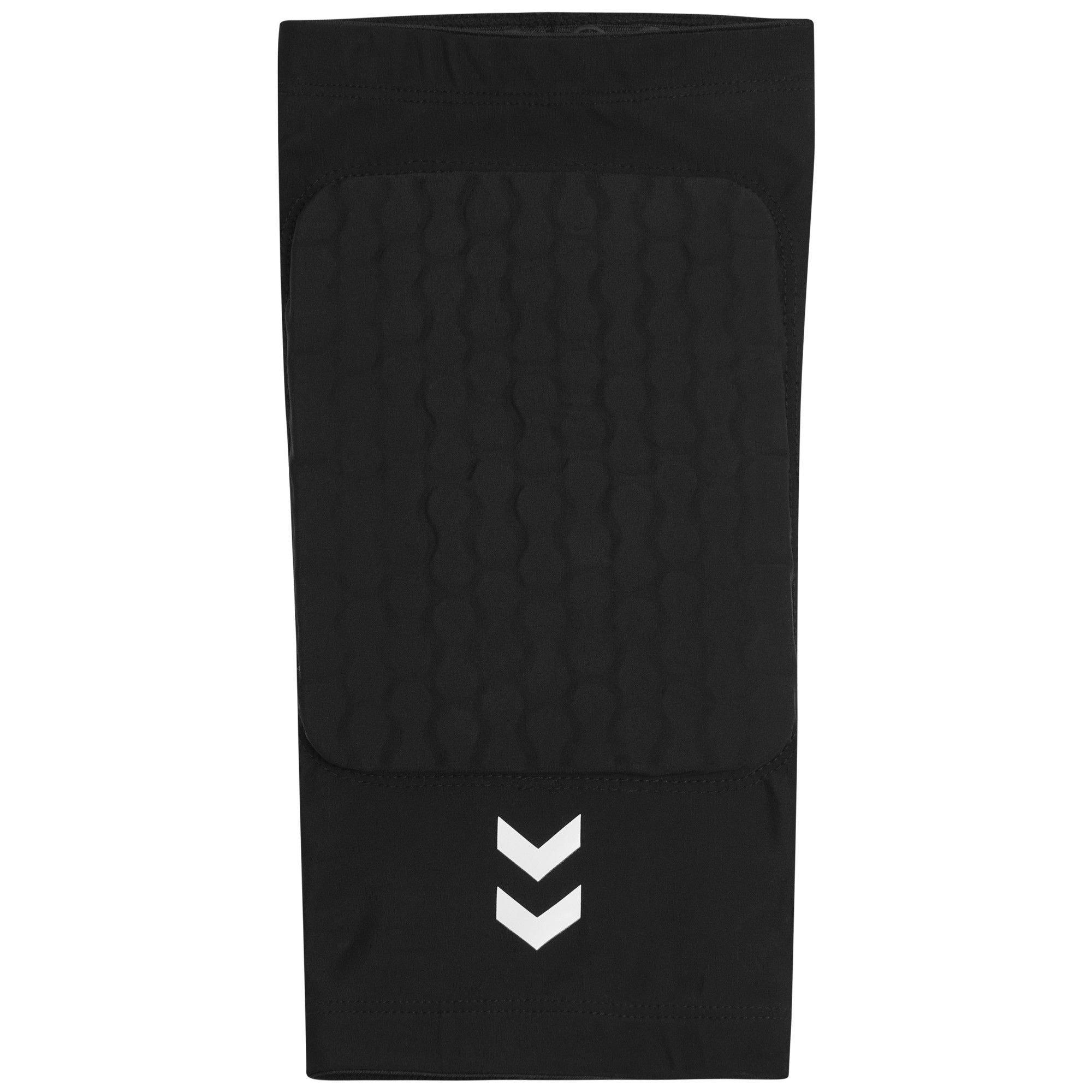 Image of Kurzer Kompressionsknieschoner Unisex Schwarz/Weiss