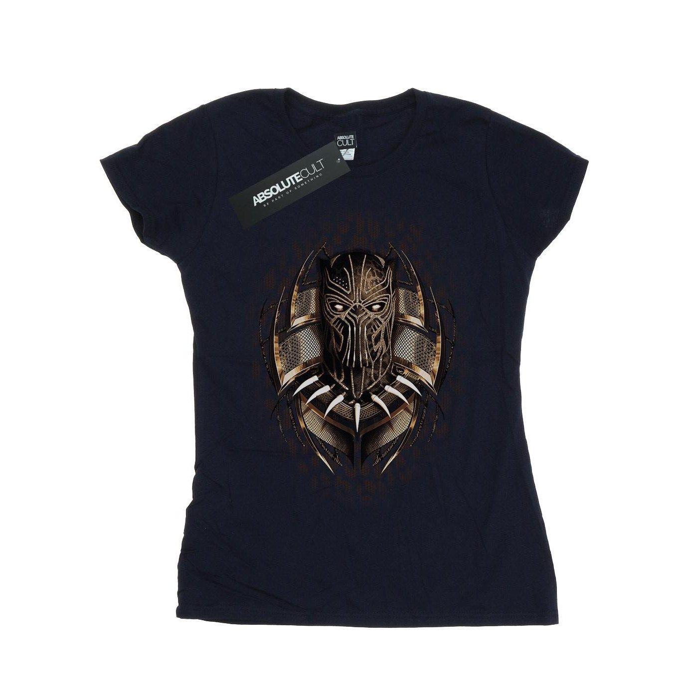 Image of Black Panther Gold Killmonger Tshirt Damen Marine M