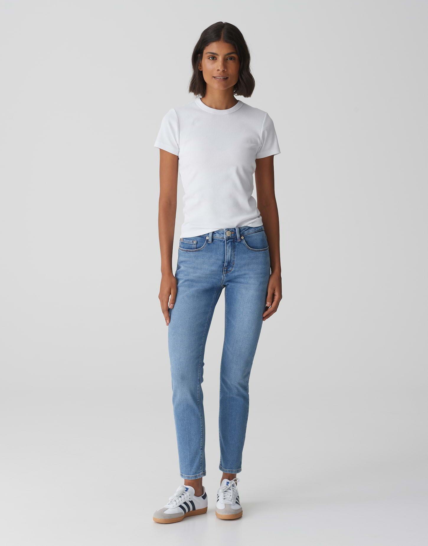 OPUS  Jeans skinny Elma bleu océan 