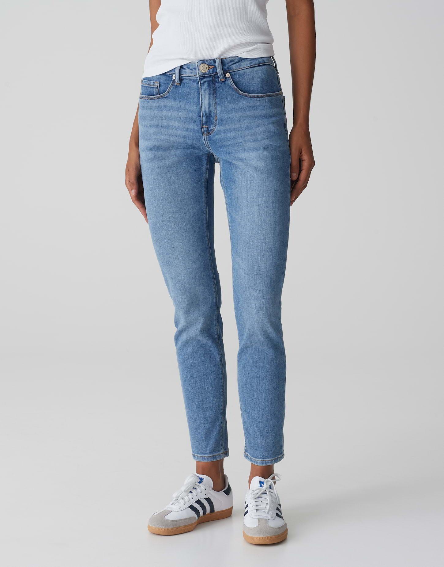 OPUS  Jeans skinny Elma bleu océan 