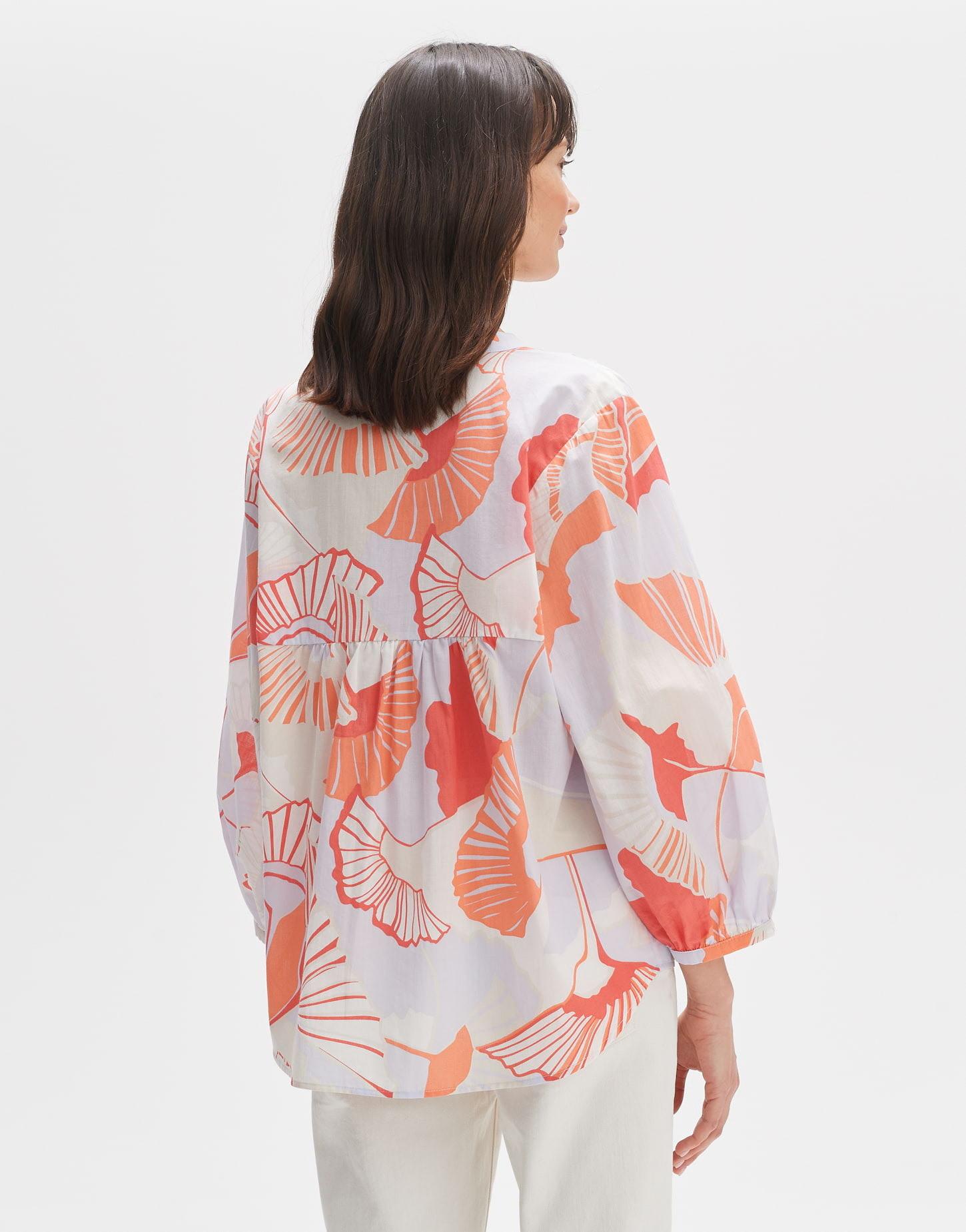 OPUS  Printbluse Faomi nature O-Form 