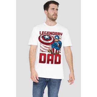 CAPTAIN AMERICA Legendary Dad T-Shirt  