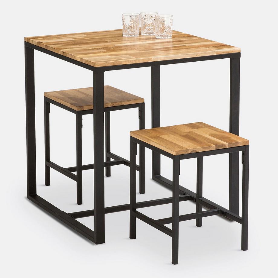 La Redoute Intérieurs Satz mit 2 Hockern  