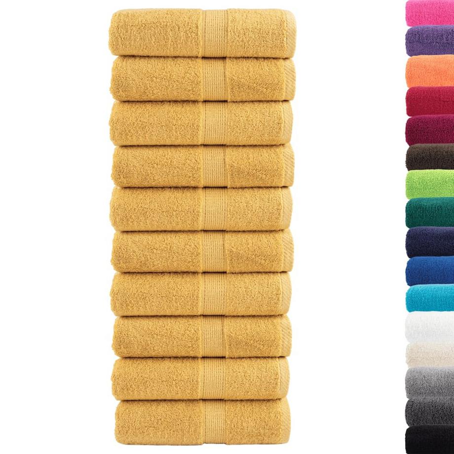 VidaXL Serviette d'invité coton  