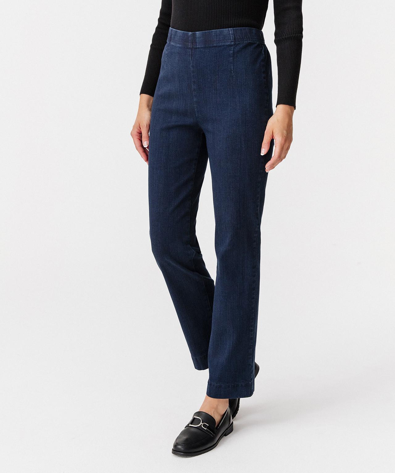 Image of Bauch-weg-jeans In 2 Körpergrößen. Damen Blau 44