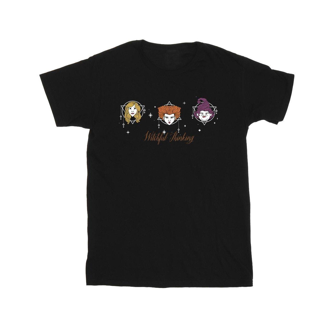 Image of Hocus Pocus Witchful Thinking Tshirt Unisex Schwarz 140/146