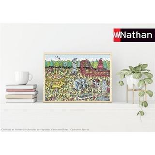 Nathan  Nathan - 87114 - Puzzle - A La Fête Foraine / Oà¹ Est Charlie - 500 Pièces 