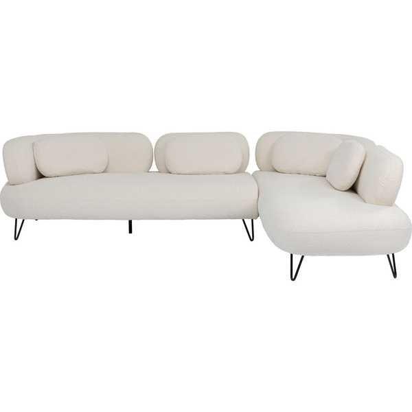 KARE Design Ecksofa Peppo weiss  