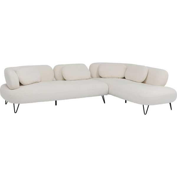 KARE Design Ecksofa Peppo weiss  