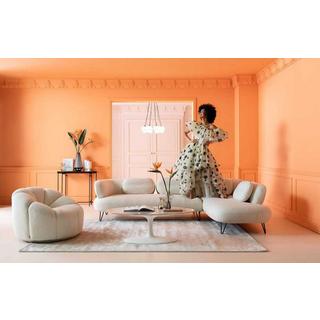 KARE Design Canapé d&#039;angle Peppo blanc  