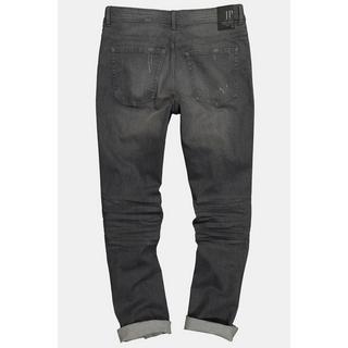 JP1880  Jean en denim ventre confort, à technologie FLEXNAMIC®. Coupe Regular Fit, 5 poches. Jusqu'au 38/74. 