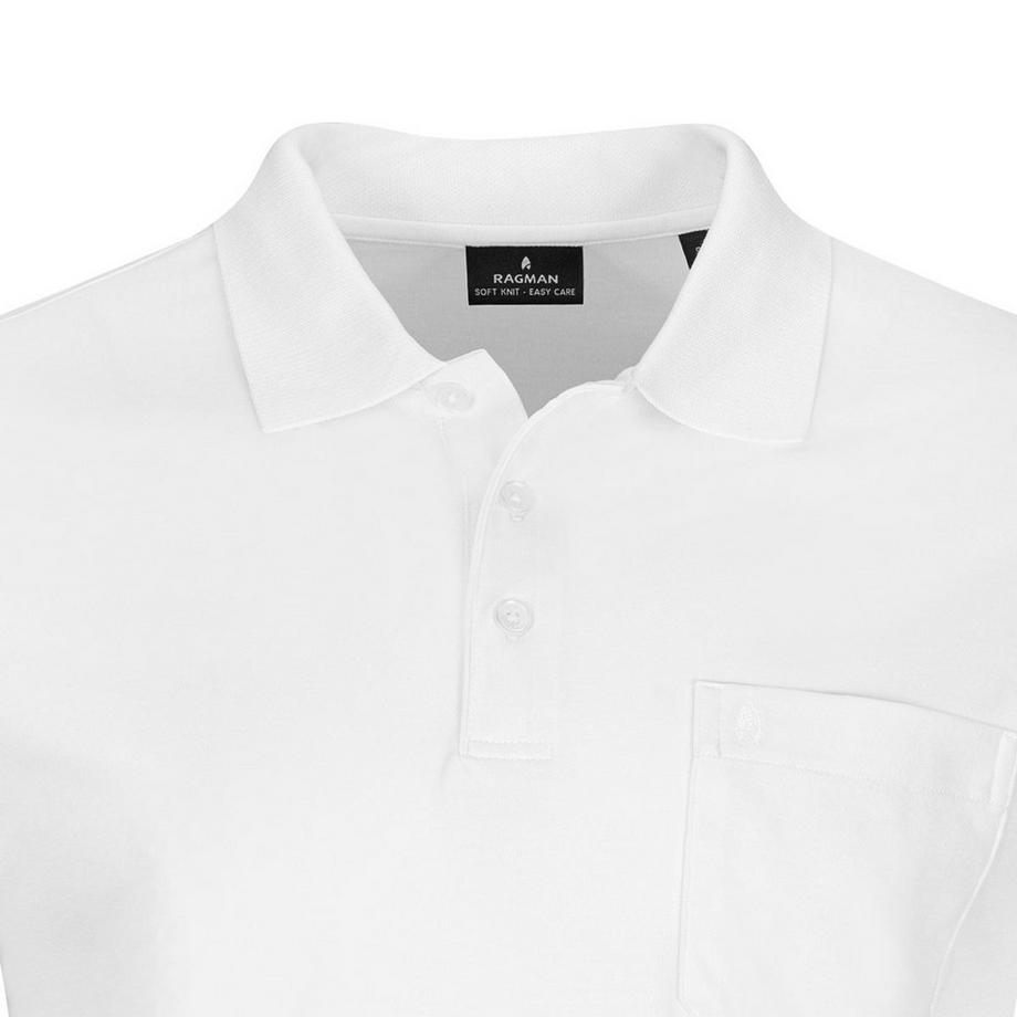 Ragman Softknit Poloshirt Bequeme Passform  