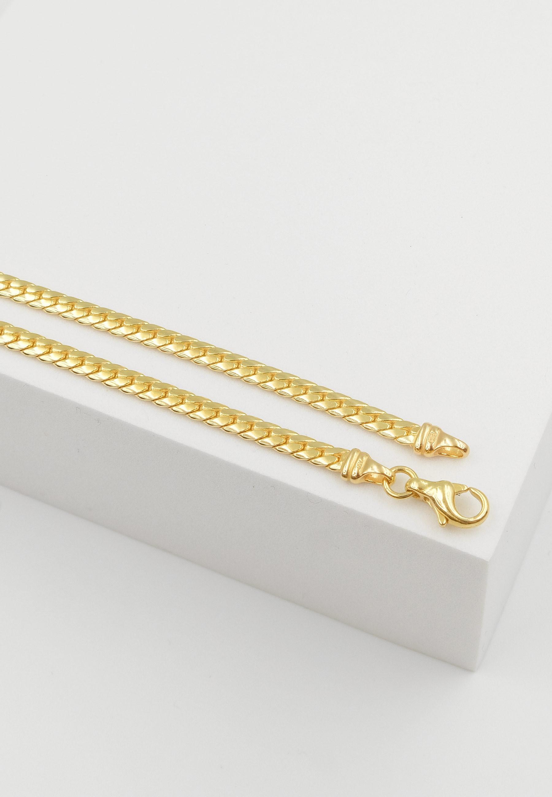 Image of Bracelet Panzer Gelbgold 750, 3.6mm, 19cm Damen Gelbgold 19cm